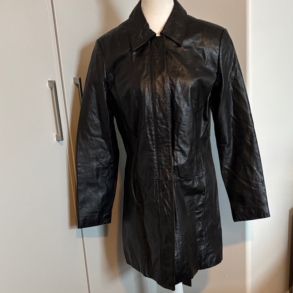 Danier Black Leather Jacket